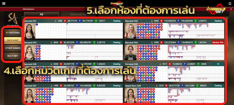 คู่มือเล่นคาสิโน ขั้นตอนที่ 2